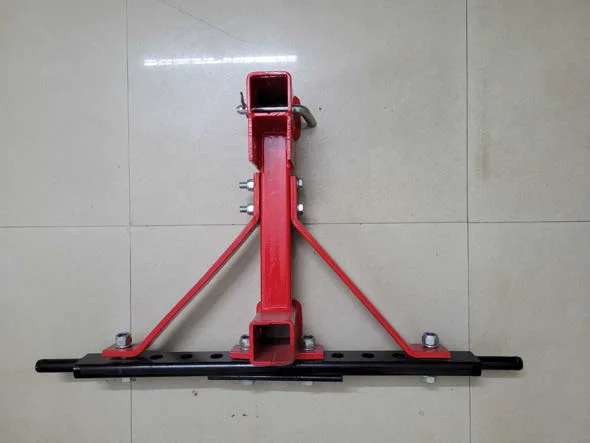 3-point hitch receiver with drawbar for compact tractors