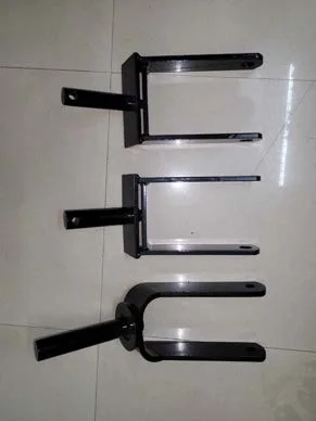 Wheel forks for rotary cutters and finishing mowers